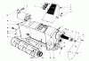 Toro 38305C - Power Shovel Snowthrower, 1986 (6000001-6999999) Ersatzteile ROTOR HOUSING ASSEMBLY
