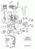 Toro 62933 - 5 hp Lawn Blower, 1974 (4000001-4999999) Ersatzteile ENGINE MODEL NO. 130202 TYPE 0492 BRIGGS & STRATTON