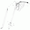 Toro 38305C - Power Shovel Snowthrower, 1988 (8000001-8999999) Ersatzteile HANDLE ASSEMBLY