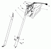 Toro 38310 - Power Shovel Snowthrower, 1982 (2000001-2999999) Ersatzteile HANDLE ASSEMBLY
