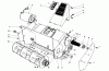 Toro 38310 - Power Shovel Snowthrower, 1984 (4000001-4999999) Ersatzteile ROTOR HOUSING ASSEMBLY