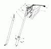 Toro 38310 - Power Shovel Snowthrower, 1985 (5000001-5999999) Ersatzteile HANDLE ASSEMBLY