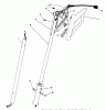 Toro 38310 - Power Shovel Snowthrower, 1989 (9000001-9999999) Ersatzteile HANDLE ASSEMBLY