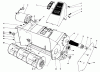 Toro 38310 - Power Shovel Snowthrower, 1991 (10000001-19999999) Ersatzteile ROTOR HOUSING ASSEMBLY