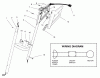 Toro 38310 - Power Shovel Snowthrower, 1999 (99000001-99999999) Ersatzteile HANDLE ASSEMBLY