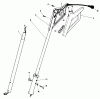 Toro 38325 - Power Shovel Snowthrower, 1982 (2000001-2999999) Ersatzteile HANDLE ASSEMBLY