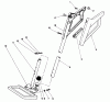 Toro 38350 - Gas Power Shovel Snowthrower, 1983 (3000001-3999999) Ersatzteile HANDLE ASSEMBLY
