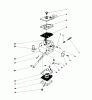 Toro 38350 - Gas Power Shovel Snowthrower, 1985 (5000001-5999999) Ersatzteile CARBURETOR ASSEMBLY NO. 45-2360