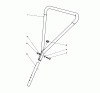 Toro 38350 - Gas Power Shovel Snowthrower, 1985 (5000001-5999999) Ersatzteile HANDLE KIT MODEL NO. 59164 (OPTIONAL)