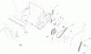 Toro 38360 - Power Shovel Plus, 2004 (240000001-249999999) Ersatzteile ROTOR AND DRIVE ASSEMBLY
