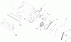 Toro 38365 - Power Shovel Plus, 2008 (280000001-280999999) Ersatzteile ROTOR AND DRIVE ASSEMBLY