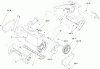 Toro 38381 (1800) - 1800 Power Curve Snowthrower, 2014 (SN 314000001-314999999) Ersatzteile FRAME ASSEMBLY