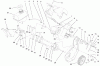 Toro 38405 (1000) - CCR 1000 Snowthrower, 1999 (99000001-99999999) Ersatzteile ENGINE & GAS TANK ASSEMBLY