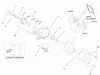 Toro 38405 (1000) - CCR 1000 Snowthrower, 2000 (200000001-200999999) Ersatzteile MOTOR & SWITCH HOUSING ASSEMBLY (MODEL NO. 38405)(120 VOLT)