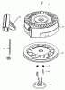 Toro 38405 (1000) - CCR 1000 Snowthrower, 2000 (200000001-200999999) Ersatzteile RECOIL STARTER NO. 590743