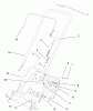 Toro 38405 (1000) - CCR 1000 Snowthrower, 2001 (210000001-210999999) Ersatzteile HANDLE ASSEMBLY