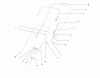 Toro 38409 (2400) - CCR 2400 Snowthrower, 1998 (8900001-8999999) Ersatzteile HANDLE ASSEMBLY