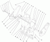Toro 38412 (2400) - CCR 2400 Snowthrower, 1999 (9900001-9999999) Ersatzteile AUGER HOUSING ASSEMBLY