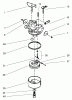 Toro 38411 (2400) - CCR 2400 Snowthrower, 1997 (7900001-7999999) Ersatzteile CARBURETOR ASSEMBLY NO. 632751