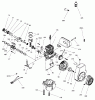 Toro 38411 (2400) - CCR 2400 Snowthrower, 1997 (7900001-7999999) Ersatzteile ENGINE TECUMSEH MODEL NO. HSK850 TYPE 8313B