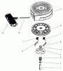 Toro 38411 (2400) - CCR 2400 Snowthrower, 1997 (7900001-7999999) Ersatzteile RECOIL STARTER ASSEMBLY NO. 590712