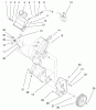 Toro 38419 (2450) - CCR 2450 Snowthrower, 2000 (200012437-200999999) Ersatzteile ENGINE AND FRAME ASSEMBLY