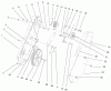 Toro 38429 (2450) - CCR 2450 Snowthrower, 2001 (210000001-210999999) Ersatzteile IMPELLER DRIVE ASSEMBLY