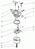 Toro 38415 (2400) - CCR 2400 Snowthrower, 1997 (7900001-7999999) Ersatzteile CARBURATOR ASSEMBLY NO. 632751