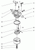 Toro 38421 (2500) - CCR 2500 Snowthrower, 1997 (7900001-7999999) Ersatzteile CARBURETOR ASSEMBLY NO. 632751