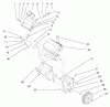 Toro 38421 (2500) - CCR 2500 Snowthrower, 1997 (7900001-7999999) Ersatzteile ENGINE & FUEL TANK ASSEMBLY