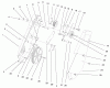 Toro 38421 (2500) - CCR 2500 Snowthrower, 1997 (7900001-7999999) Ersatzteile PULLEY & COVER ASSEMBLY