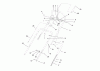 Toro 38422 (2500) - CCR 2500 Snowthrower, 1998 (8900001-8999999) Ersatzteile HANDLE ASSEMBLY