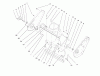 Toro 38422 (2500) - CCR 2500 Snowthrower, 1998 (8900001-8999999) Ersatzteile SIDE PLATE AND SCRAPER ASSEMBLY