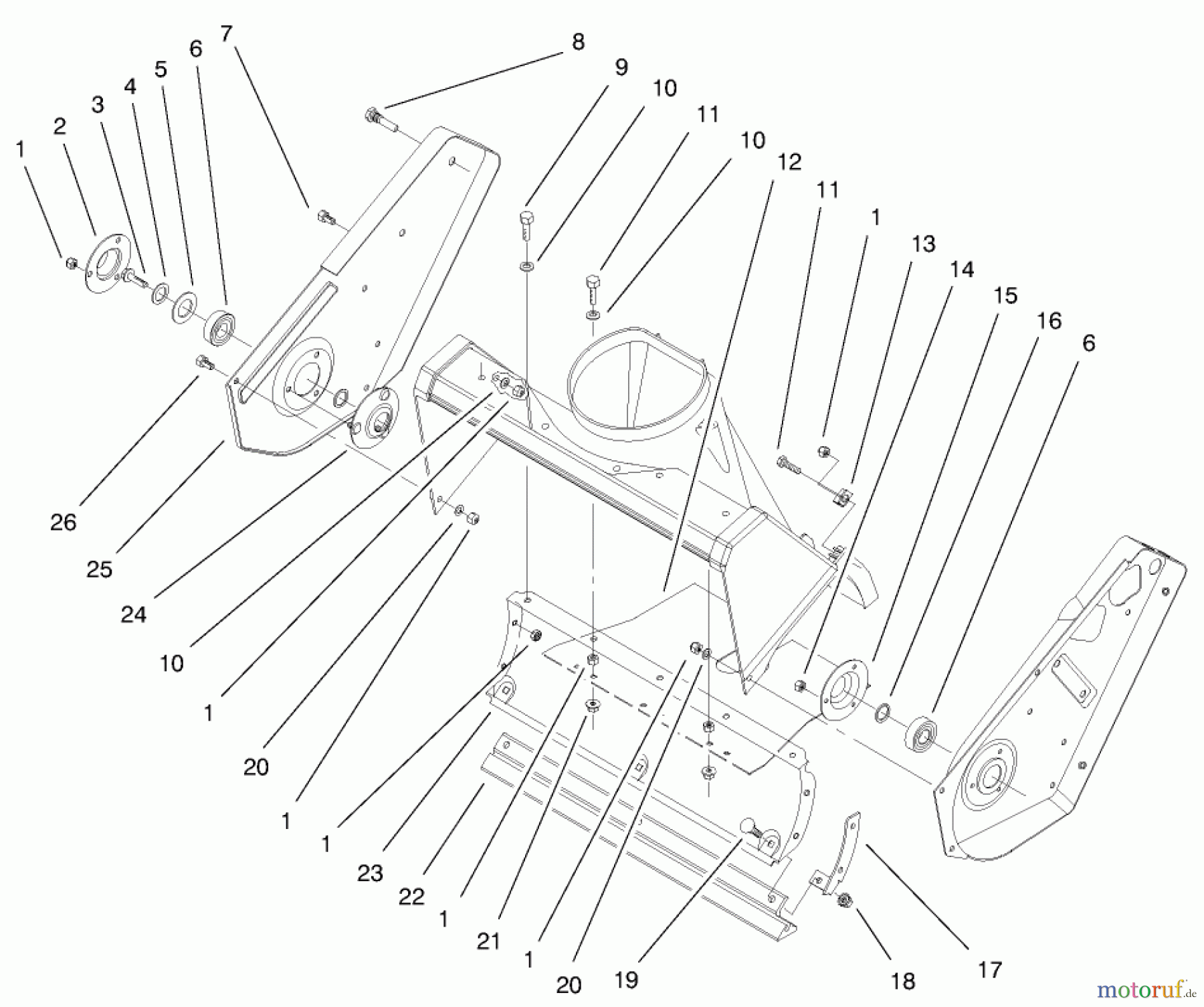 Toro Neu Snow Blowers/Snow Throwers Seite 1 38427 (2500) - Toro CCR 2500 Snowthrower, 1998 (8900001-8999999) SIDE PLATE AND SCRAPER ASSEMBLY