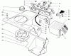 Toro 38431 (3000) - CCR 3000 Snowthrower, 1997 (7900001-7999999) Ersatzteile CONTROL PANEL & SHROUDING ASSEMBLY