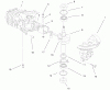 Toro 38431 (3000) - CCR 3000 Snowthrower, 1997 (7900001-7999999) Ersatzteile ENGINE ASSEMBLY MODEL NO. 47PT6-4 #1