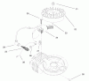 Toro 38431 (3000) - CCR 3000 Snowthrower, 1997 (7900001-7999999) Ersatzteile ENGINE ASSEMBLY MODEL NO. 47PT6-4 #2