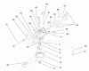 Toro 38431 (3000) - CCR 3000 Snowthrower, 1997 (7900001-7999999) Ersatzteile ENGINE ASSEMBLY MODEL NO. 47PT6-4 #5