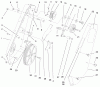 Toro 38436 (3000) - CCR 3000 Snowthrower, 1998 (8900001-8999999) Ersatzteile PULLEY & SIDE PLATE ASSEMBLY