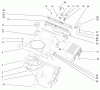 Toro 38436 (3000) - CCR 3000 Snowthrower, 1998 (8900001-8999999) Ersatzteile SHROUD ASSEMBLY