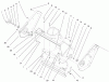 Toro 38435 (3000) - CCR 3000 Snowthrower, 1999 (9900001-9999999) Ersatzteile AUGER HOUSING ASSEMBLY