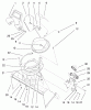Toro 38435 (3000) - CCR 3000 Snowthrower, 1999 (9900001-9999999) Ersatzteile DEFLECTOR & DISCHARGE ASSEMBLY