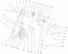 Toro 38435 (3000) - CCR 3000 Snowthrower, 1999 (9900001-9999999) Ersatzteile SIDE PLATE & IDLER ASSEMBLY