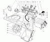 Toro 38435 (3000) - CCR 3000 Snowthrower, 1997 (7900001-7999999) Ersatzteile CONTROL PANEL & SHROUDING ASSEMBLY