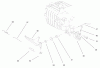 Toro 38435 (3000) - CCR 3000 Snowthrower, 1997 (7900001-7999999) Ersatzteile ENGINE ASSEMBLY MODEL NO. 47PT6-5 #4