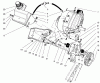 Toro 38435 (3000) - CCR 3000 Snowthrower, 1997 (7900001-7999999) Ersatzteile ENGINE & MAIN FRAME ASSEMBLY