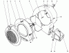 Toro 62933 - 5 hp Lawn Blower, 1984 (4000001-4999999) Ersatzteile BLOWER ASSEMBLY