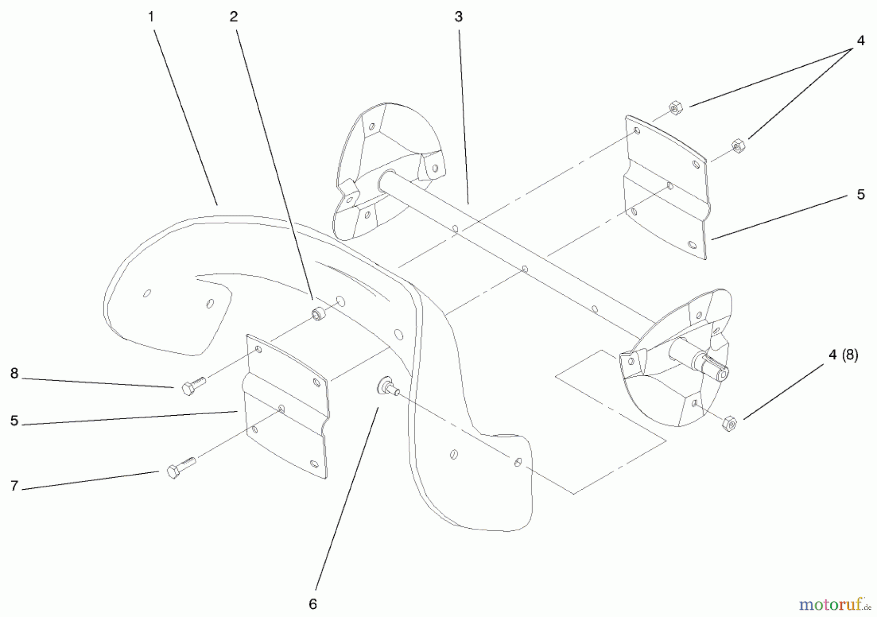 Toro Neu Snow Blowers/Snow Throwers Seite 1 38445 (3650) - Toro CCR 3650 Snowthrower, 2000 (200000001-200012327) IMPELLER ASSEMBLY