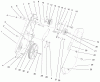 Toro 38445 (3650) - CCR 3650 Snowthrower, 2000 (200000001-200012327) Ersatzteile IMPELLER DRIVE ASSEMBLY