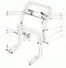 Toro 62933 - 5 hp Lawn Blower, 1984 (4000001-4999999) Ersatzteile HANDLE ASSEMBLY